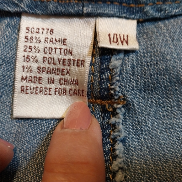 Wide-Leg Denim 14 W Women's Silohuetes - Picture 6 of 14